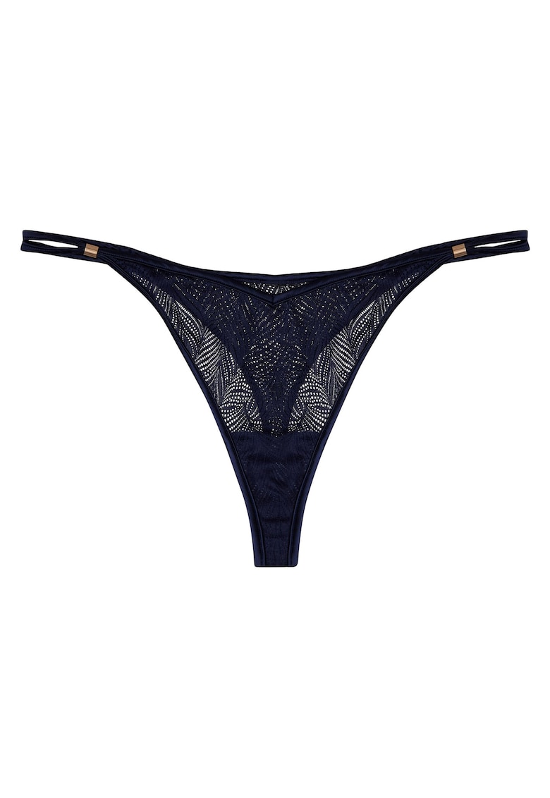 Chiloti tanga Osaka  Bumbac - Bleumarin