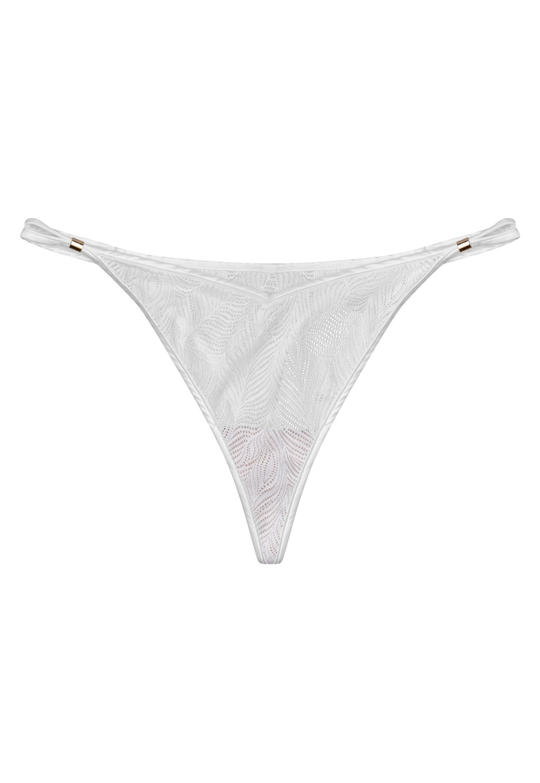 Chiloti tanga Osaka Bumbac - Alb