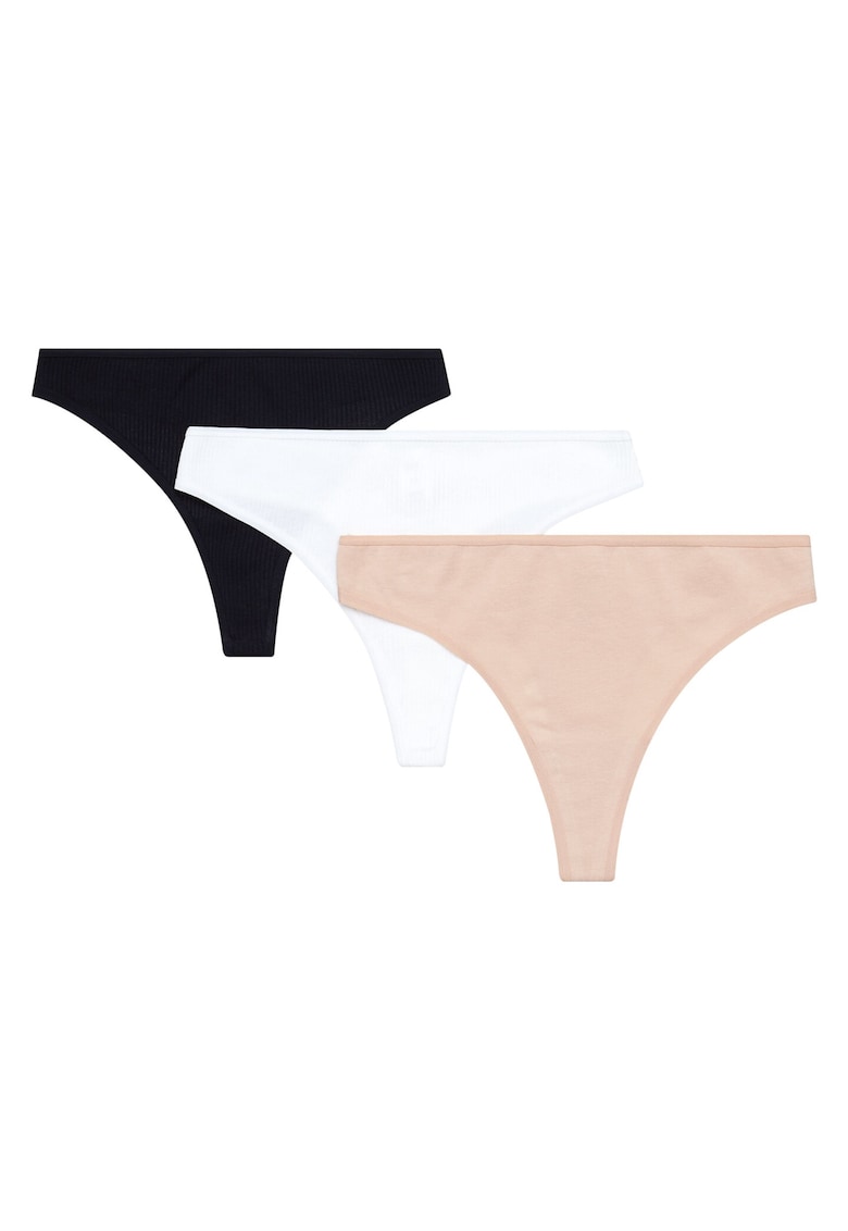 Set 3 pechi deChiloti tanga Sol-Sol  Bumbac - Multicolor