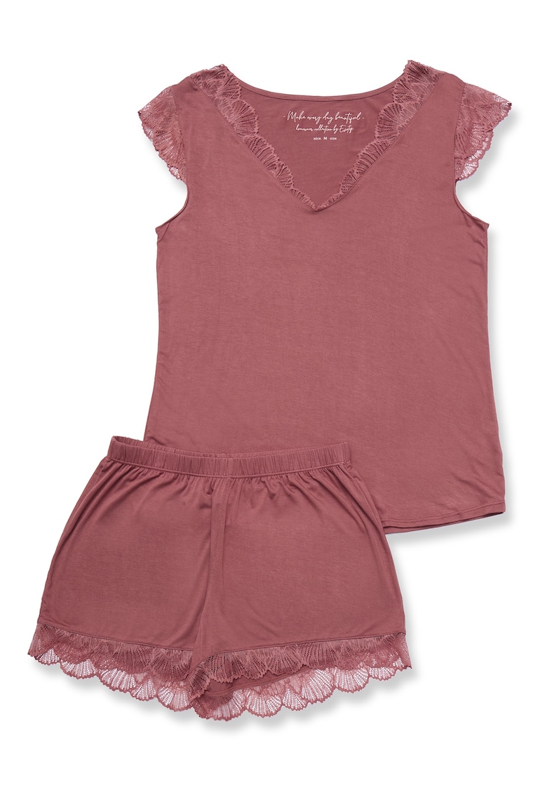 Pijamale de dama viscoza maro