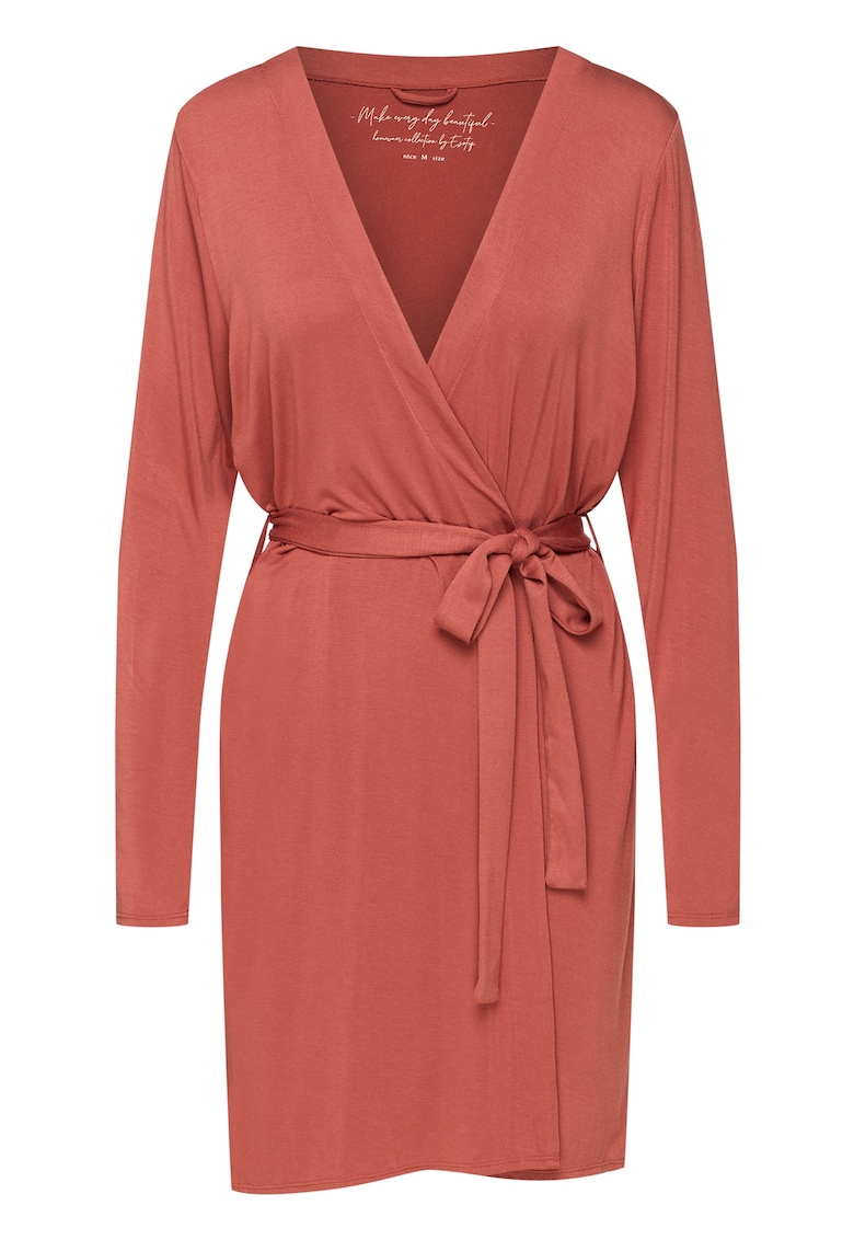 Halat de baie dama - Viscoza - Maro