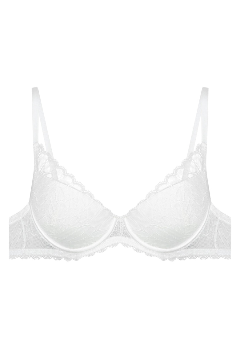 Sutien push-up Oprah - Dantela/Bumbac - Alb Sutien push-up Oprah - Dantela/Bumbac - Alb