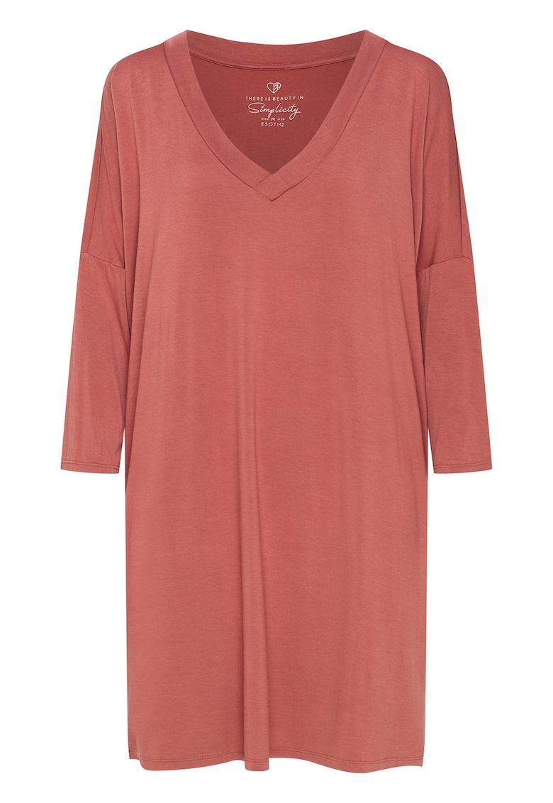 Camasa de noapte viscoza maro