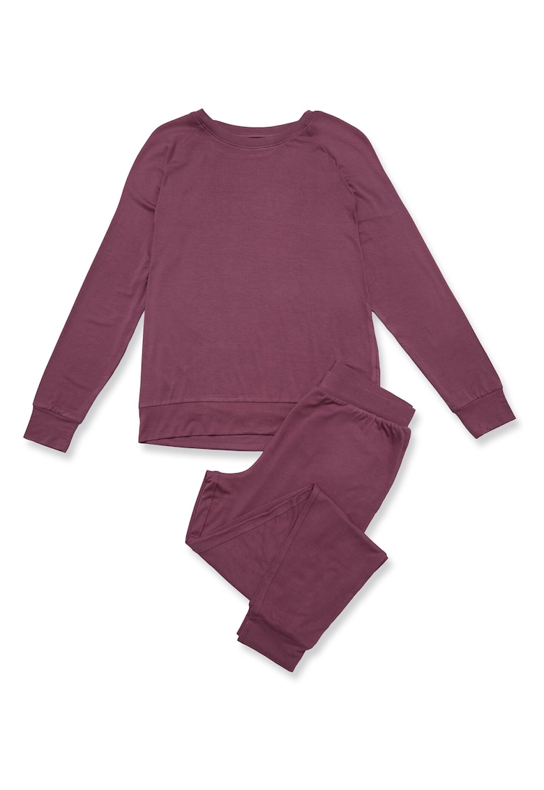 Pijamale de dama viscoza elastan mov