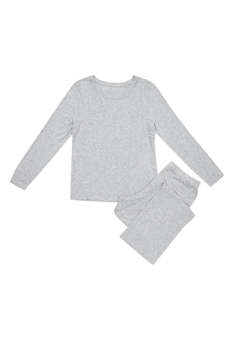 Pijamale de dama viscoza gri deschis