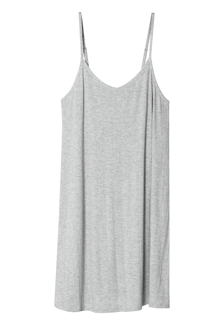 Camasa de noapte viscoza gri deschis