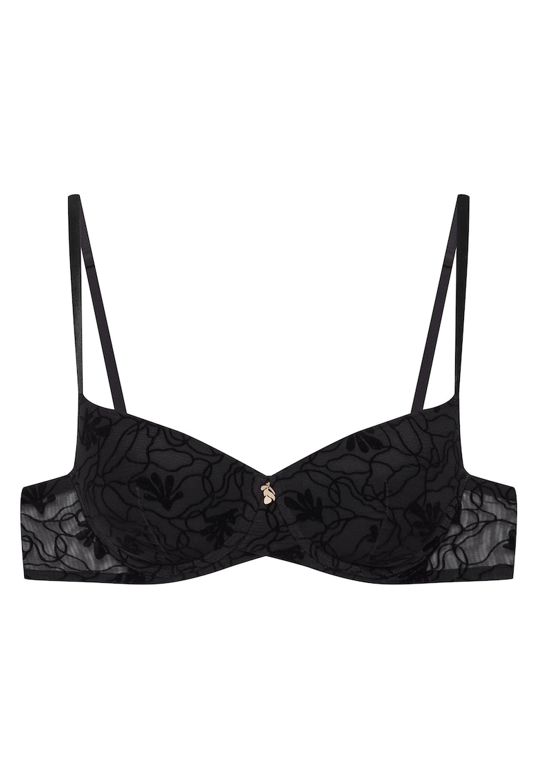 Sutien push-up dama poliamida - negru