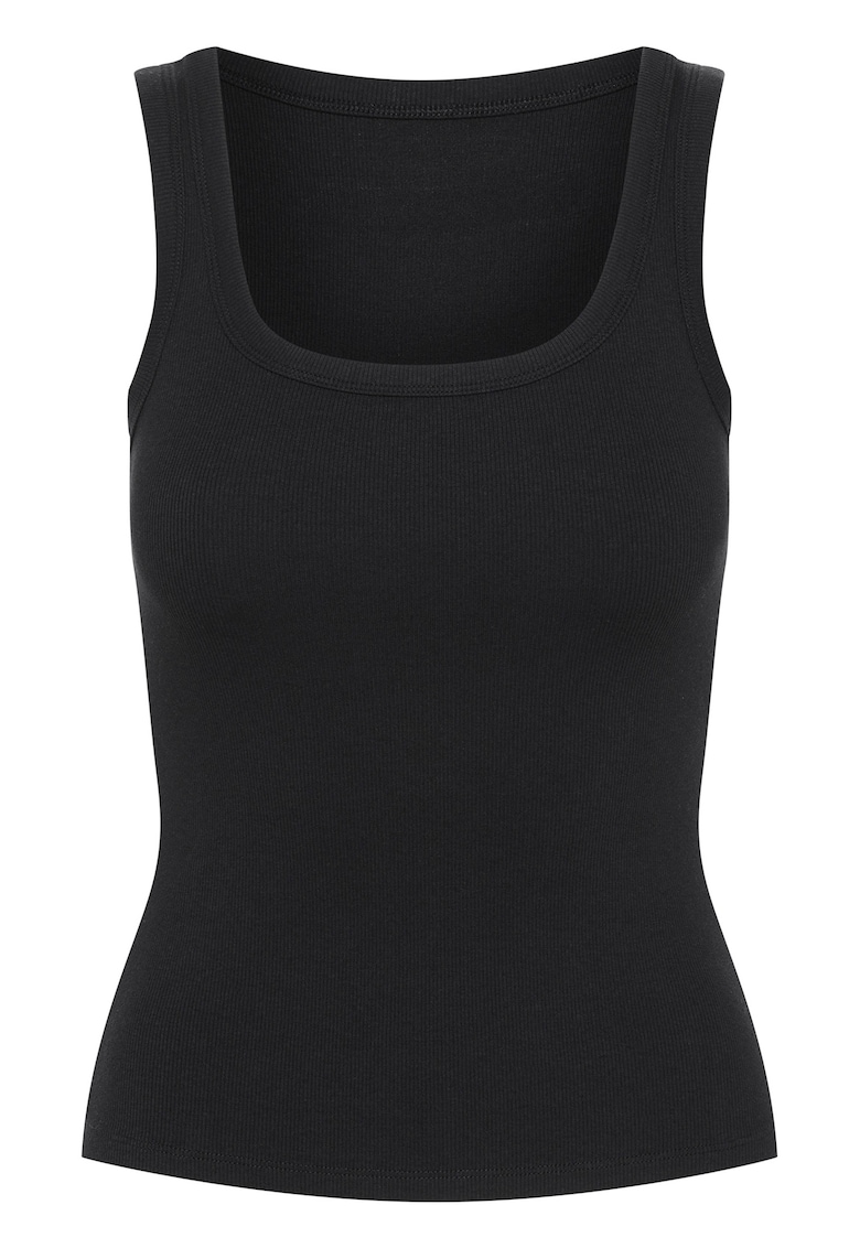Top dama - Bumbac/Viscoza - Negru