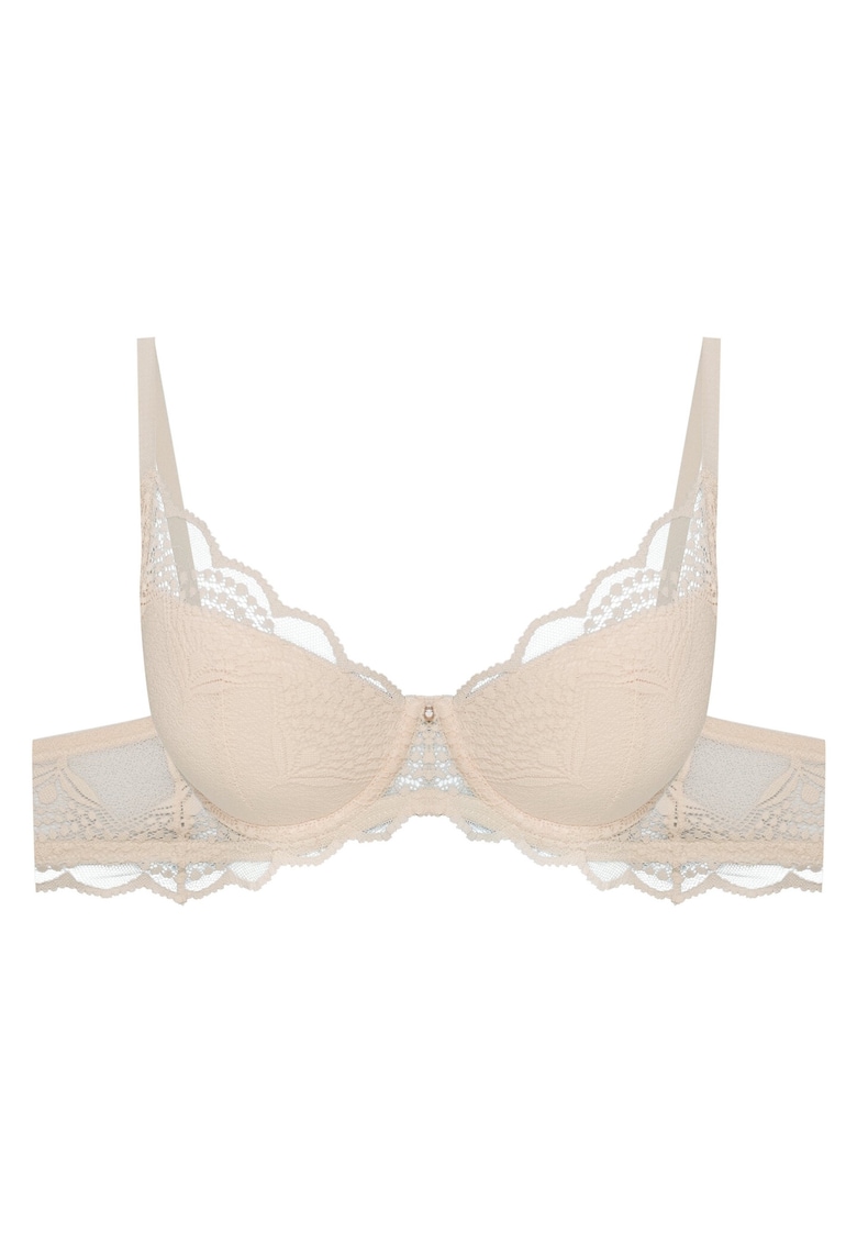 Sutien push-up - Bumbac/Dantela - Model Song - Bej