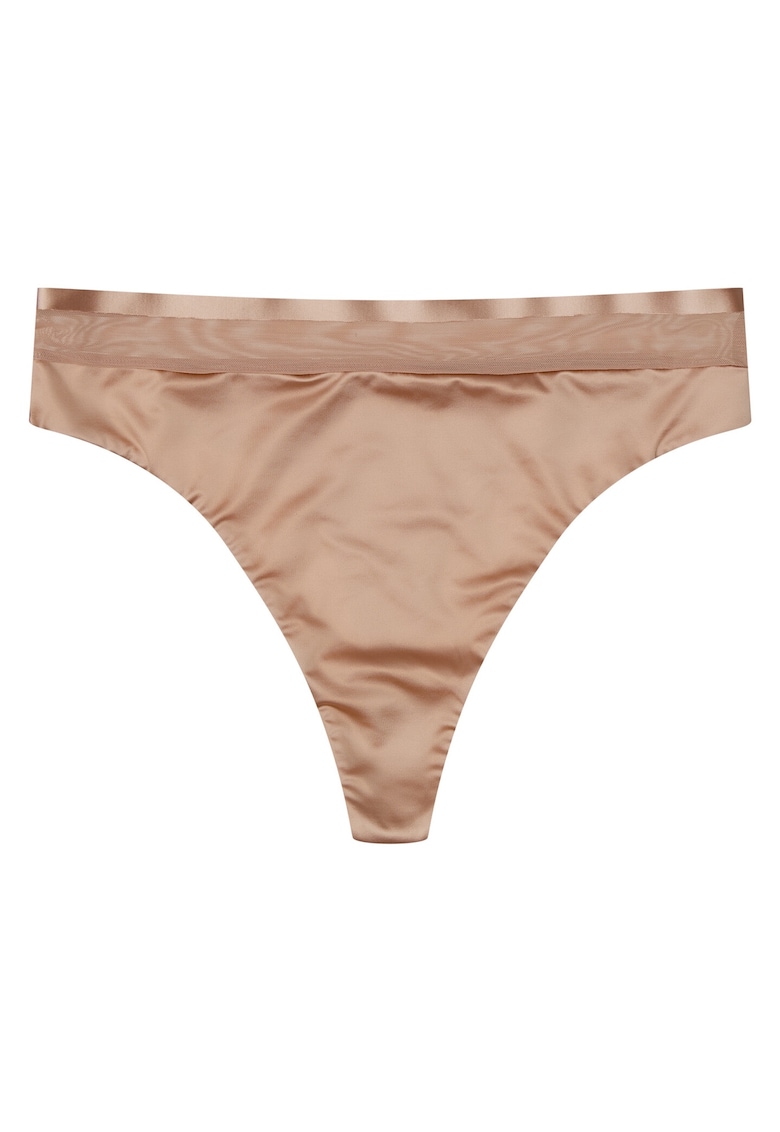 Chiloti tanga Nubia Bumbac - Crem