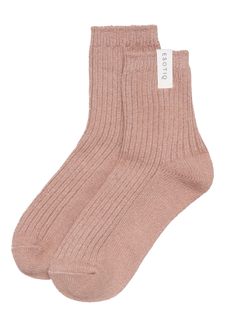 Sosete dama lungi - maro - poliester - set 1 pereche -