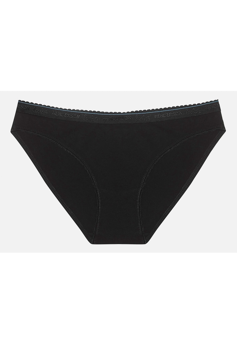 Lenjerie intima pentru dama cu talie inalta Bumbac - Negru