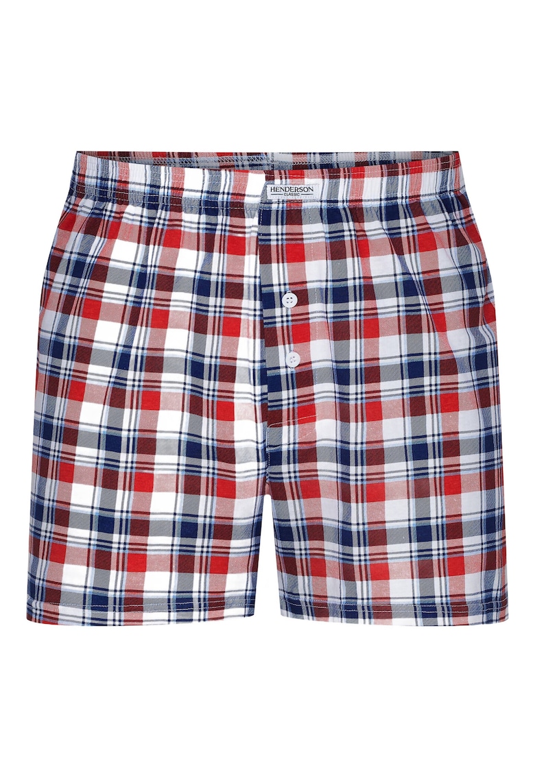 Boxeri pentru barbati -  Bumbac - Imprimeu carouri - Multicolor