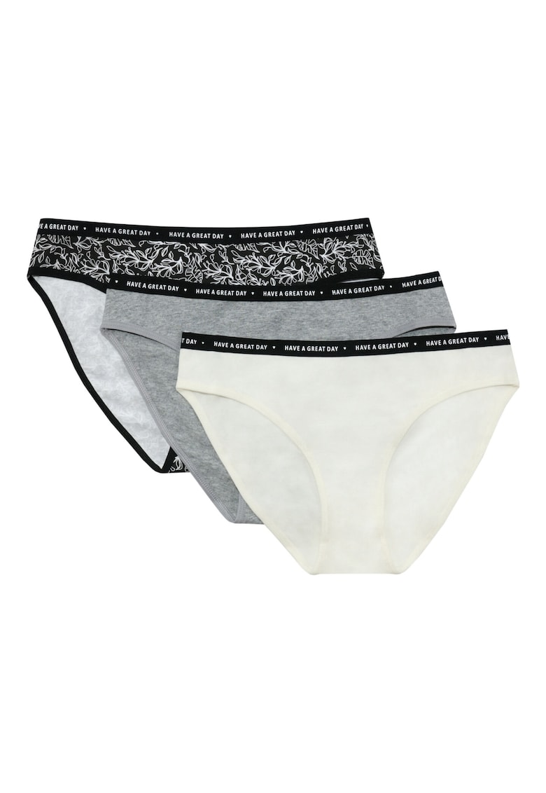 Set 3 perechi de chiloti Mi-Mi - Bumbac