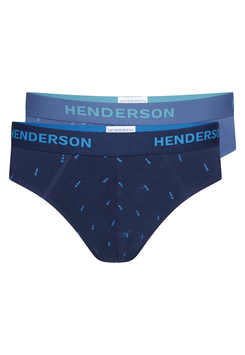 Set 2 perechi chiloti barbati Joy - Bumbac/Elastan - Albastru