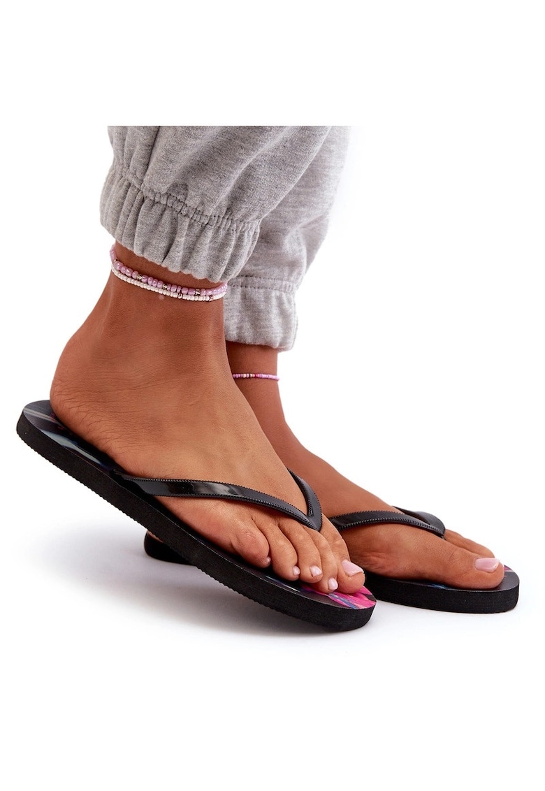 Slapi pentru dama RMM00FFLIF138-90S - Cauciuc - Negru