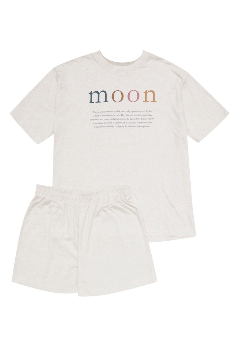 Pijamale de dama bumbac - bej