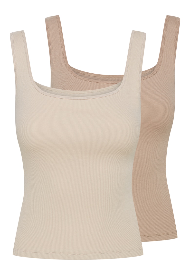 Set 2 maiouri dama - Bumbac/Elastan - Bej