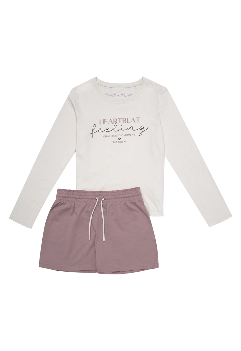 Pijamale de dama  bumbac - alb