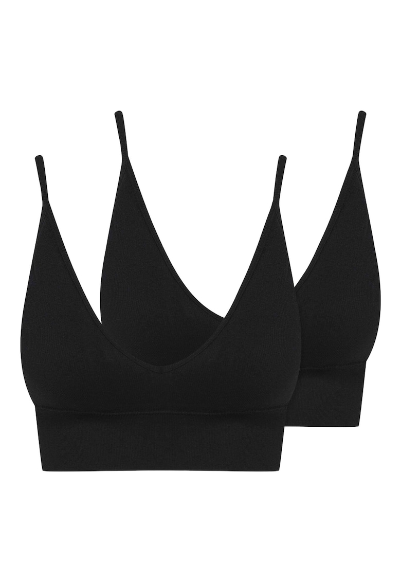 Set 2 sutiene dama - Textil - Negru