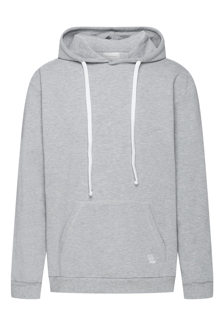 Hanorac cu gluga pentru barbati Bumbac/Vascoza - gri