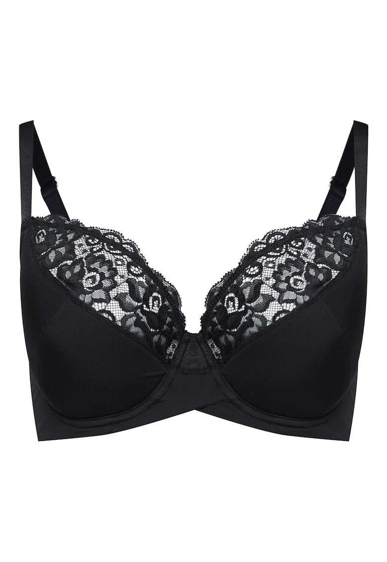 Sutien semicaptusit dama Allie -  Textil - Negru