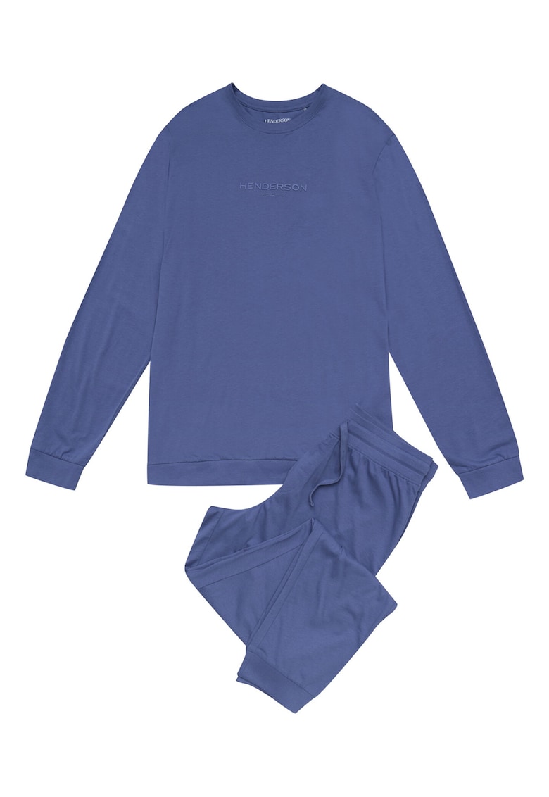 Pijamale barbati Kanyon - Bumbac - Albastru deschis