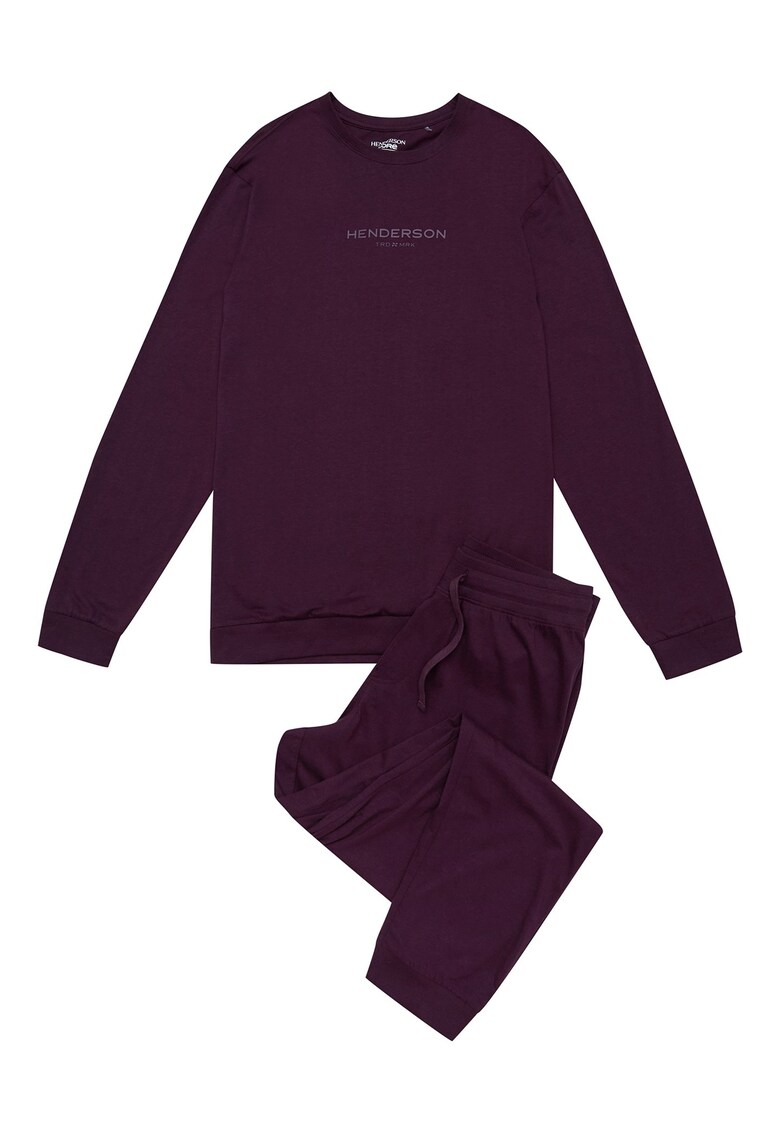 Pijamale pentru barbati  Bumbac - Visiniu