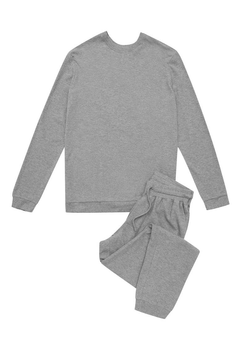 Pijamale barbati - Bumbac - Gri