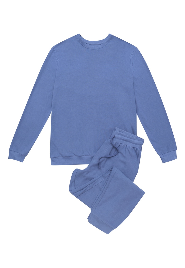 Pijamale  pentru barbati - Bumbac - Albastru deschis