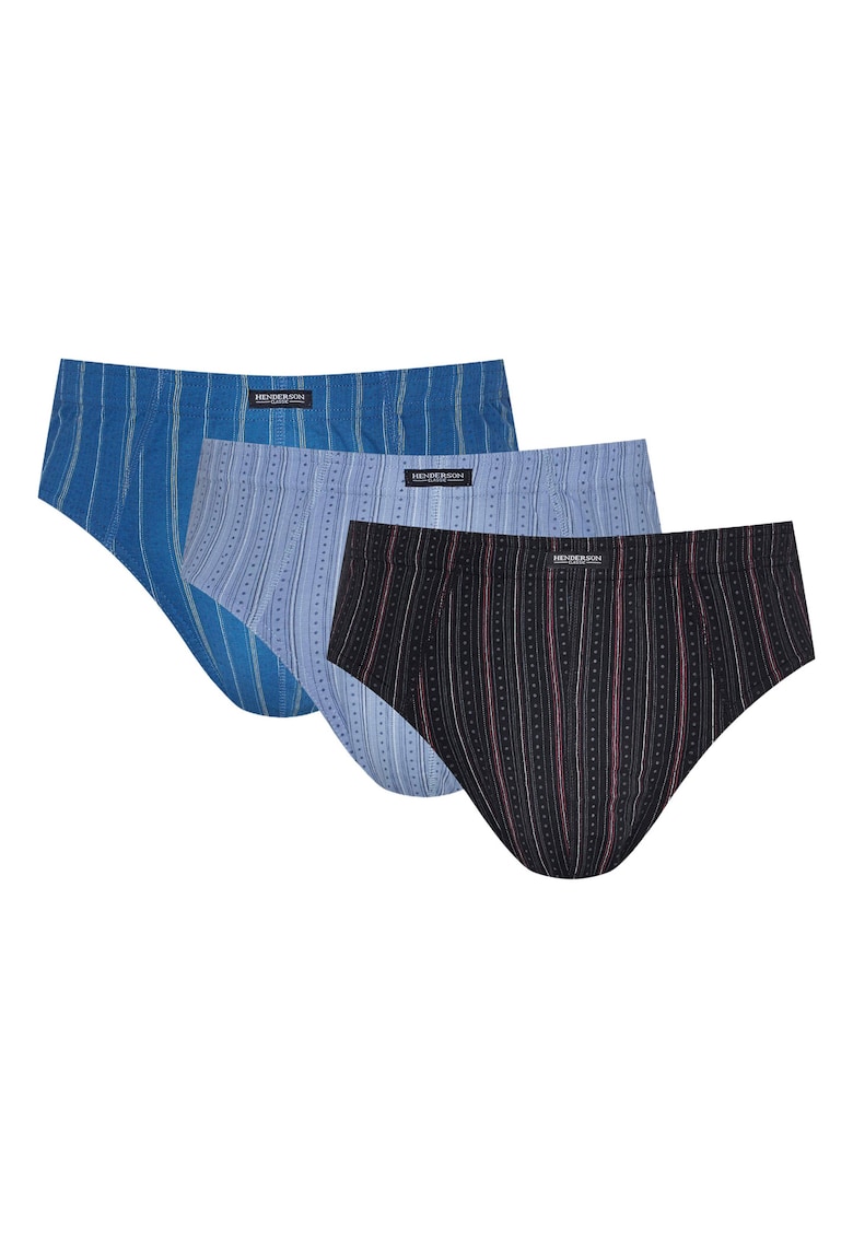 Set 3 perechi chiloti barbati CLASSIC - Bumbac - Multicolor