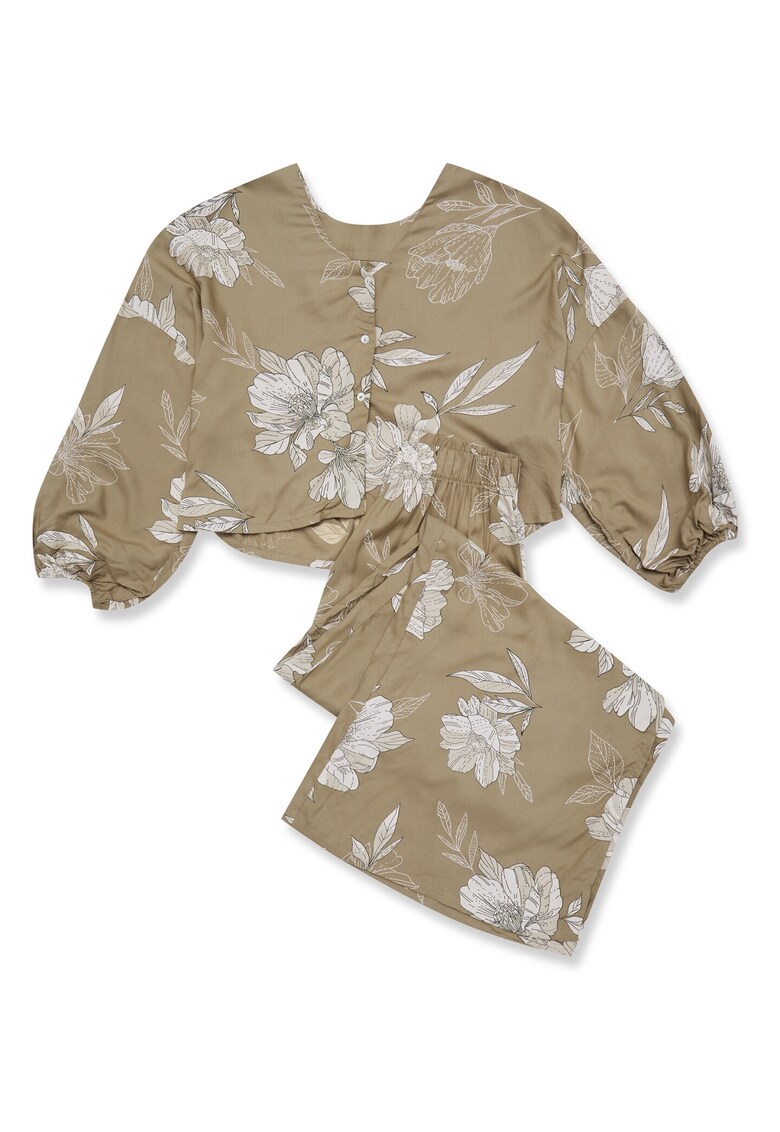 Pijamale de dama viscoza verde