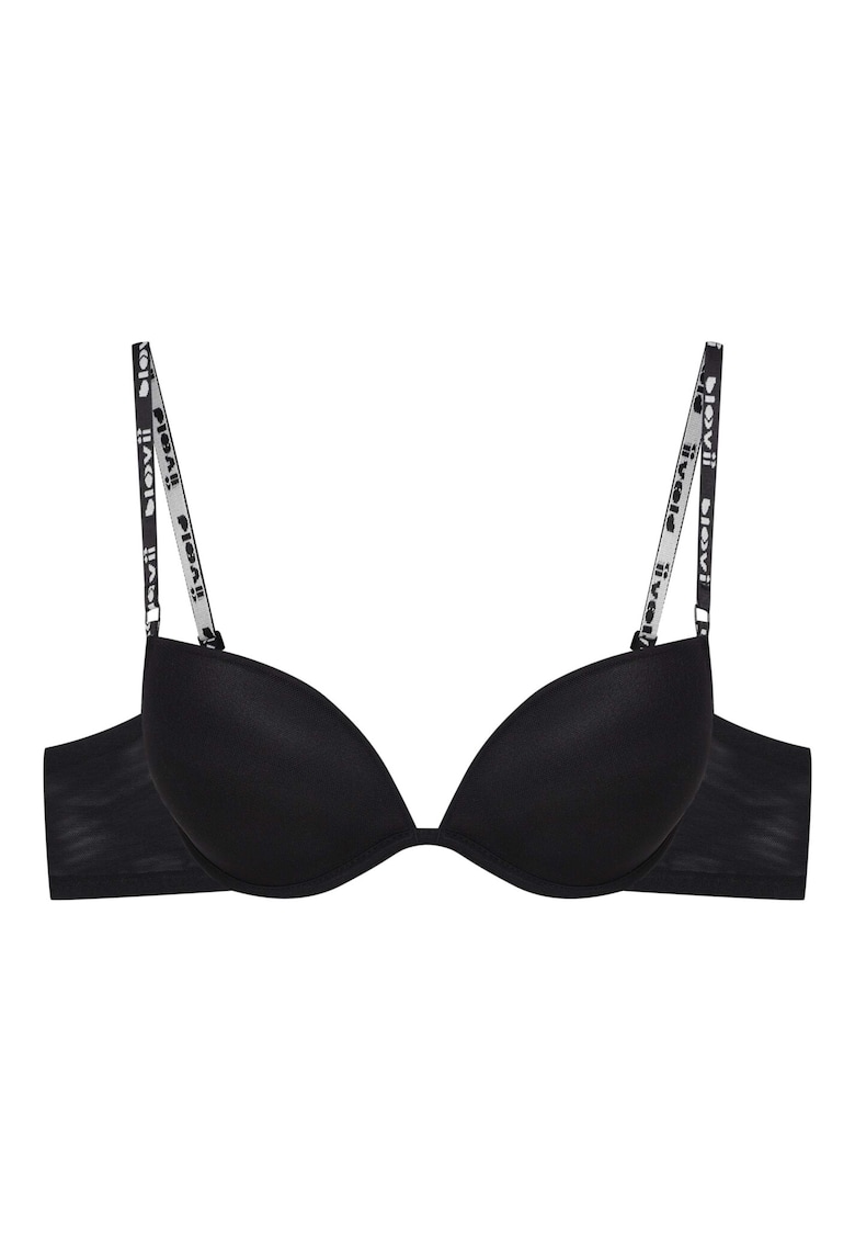 Sutien push-up -  Elastan - Negru Sutien push-up -  Elastan - Negru