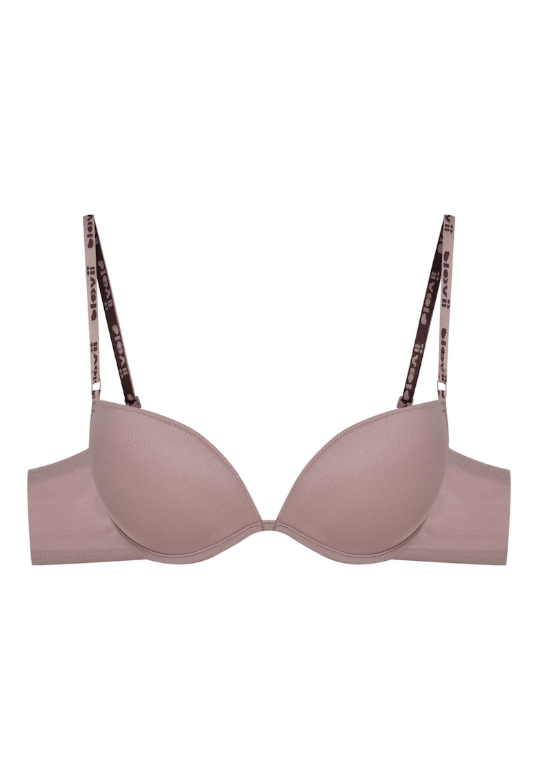 Sutien Oui - Elastan - Push-up - Maro