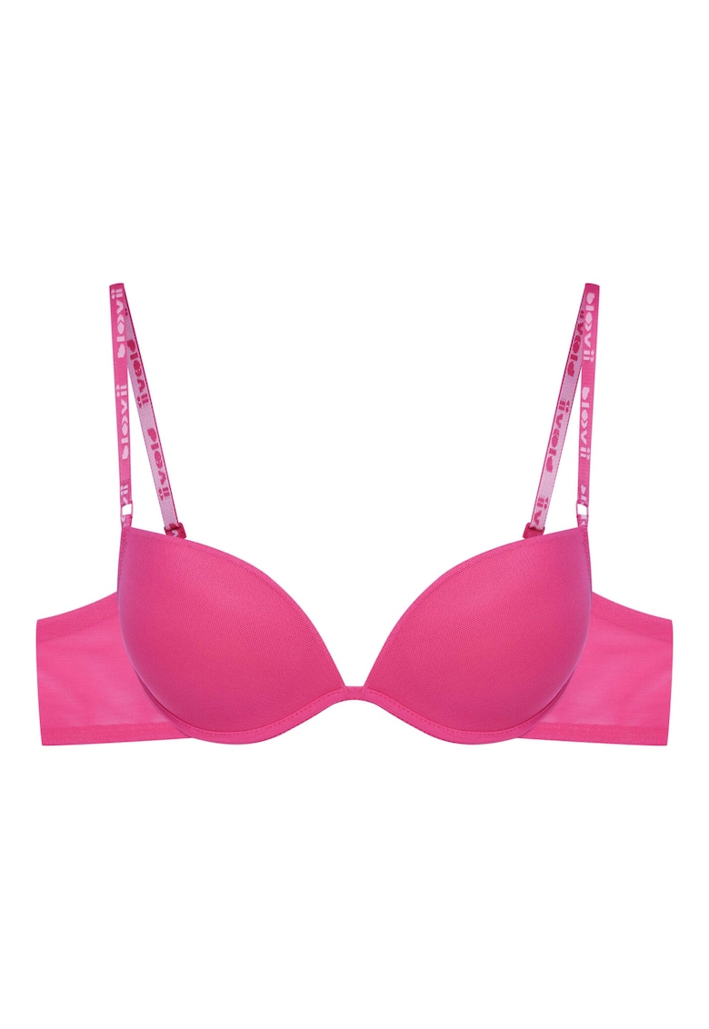 Sutien push-up - Textil - Roz