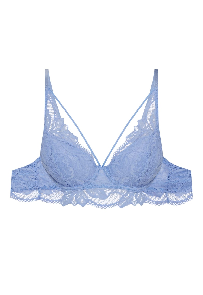 Sutien cu push-up Okay - Textil - Albastru