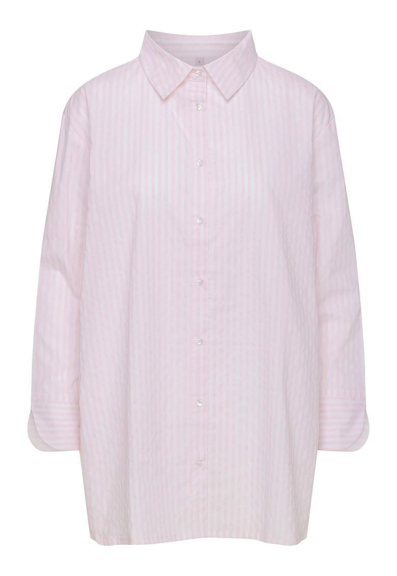 Camasa de noapte bumbac roz