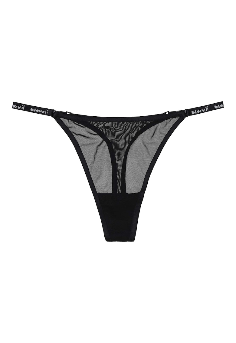 Chiloti tanga Oui Bumbac - Negru