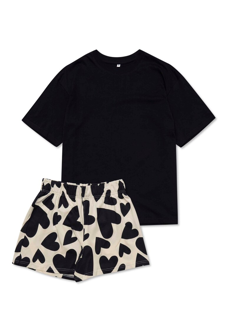 Pijamale de dama Bloovia bumbac negru