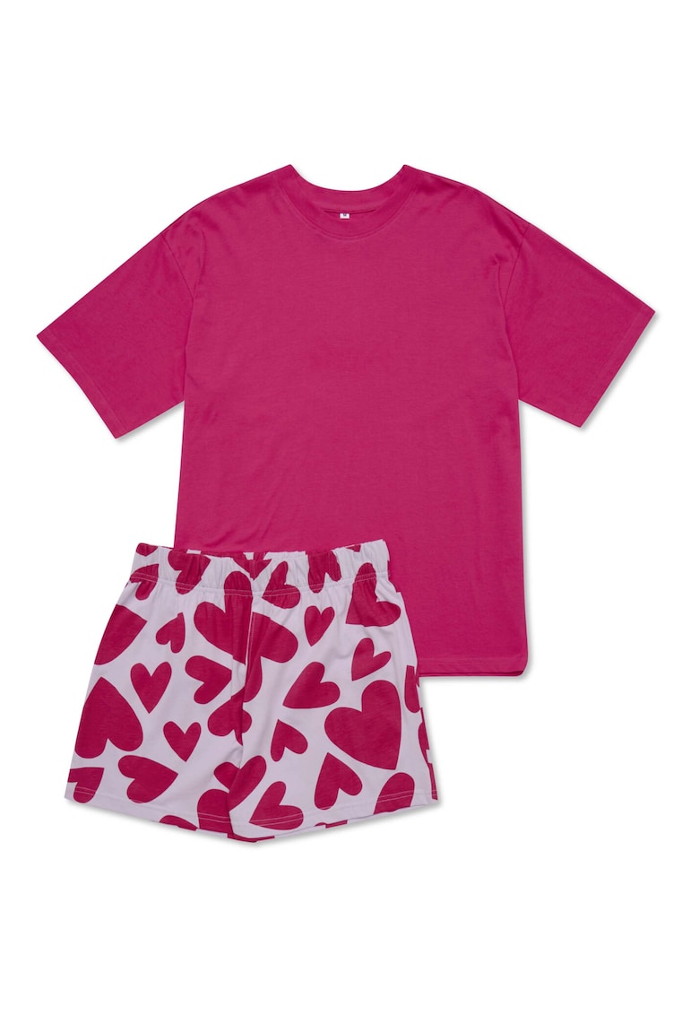 Pijama de dama bumbac roz