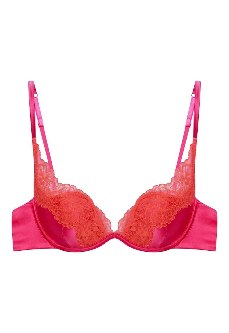 Sutien push-up -  Dantela - Model Ocnori - Roz Sutien push-up -  Dantela - Model Ocnori - Roz