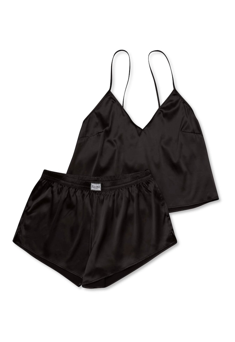 Pijamale de dama elastan negru
