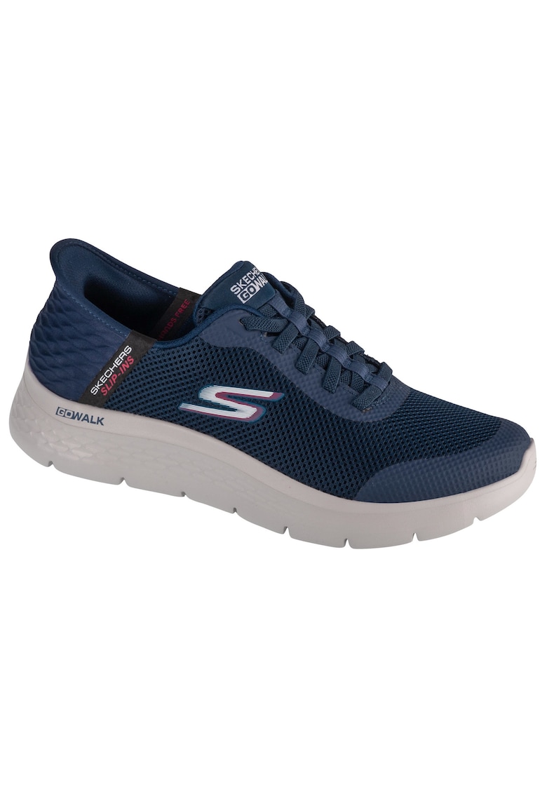 Pantofi sport slip-ins tricotati GO WALK® Flex - Albastru marin - Skechers - imagine 1