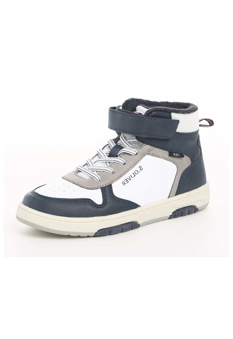 Pantofi sport mid-high din piele ecologica