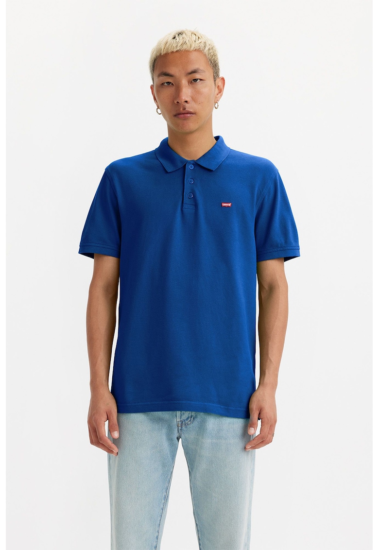 Tricou polo din bumbac pique