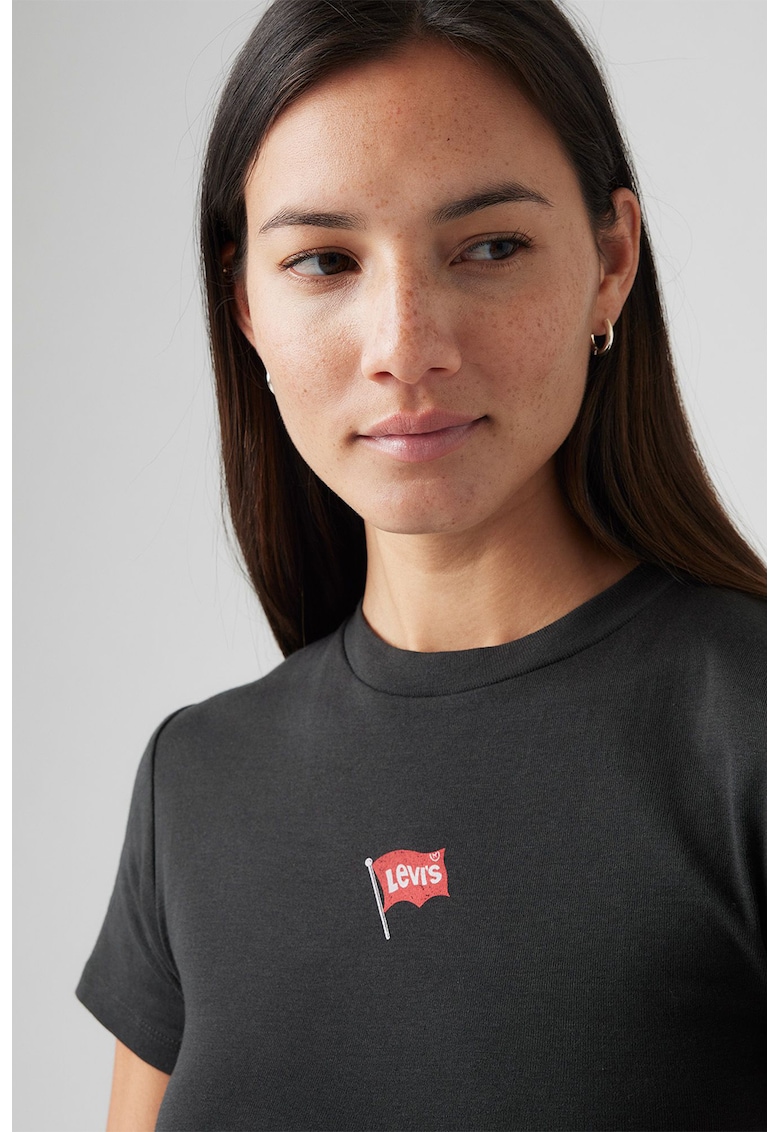 Tricou crop cambrat Essential Tricou crop cambrat Essential