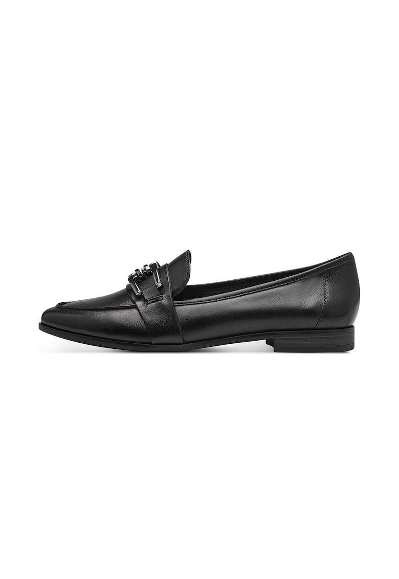 Pantofi loafer de piele cu detalii din lant