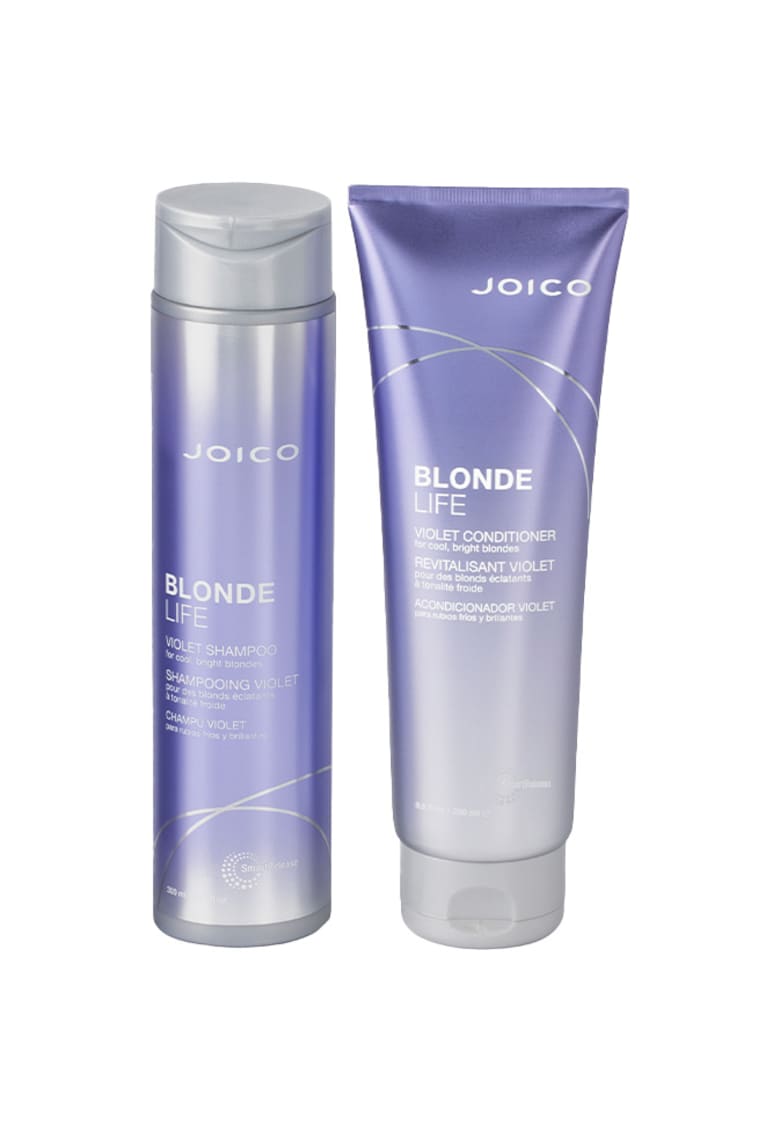 Pachet  pentru mentinerea blondului rece: Sampon Blonde Life Violet - 300 ml + Balsam Blonde Life Violet - 250 ml