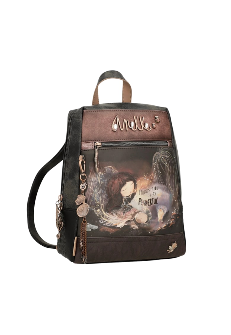 Rucsac marime medie - maro - colectia Dreamverse 39705-018