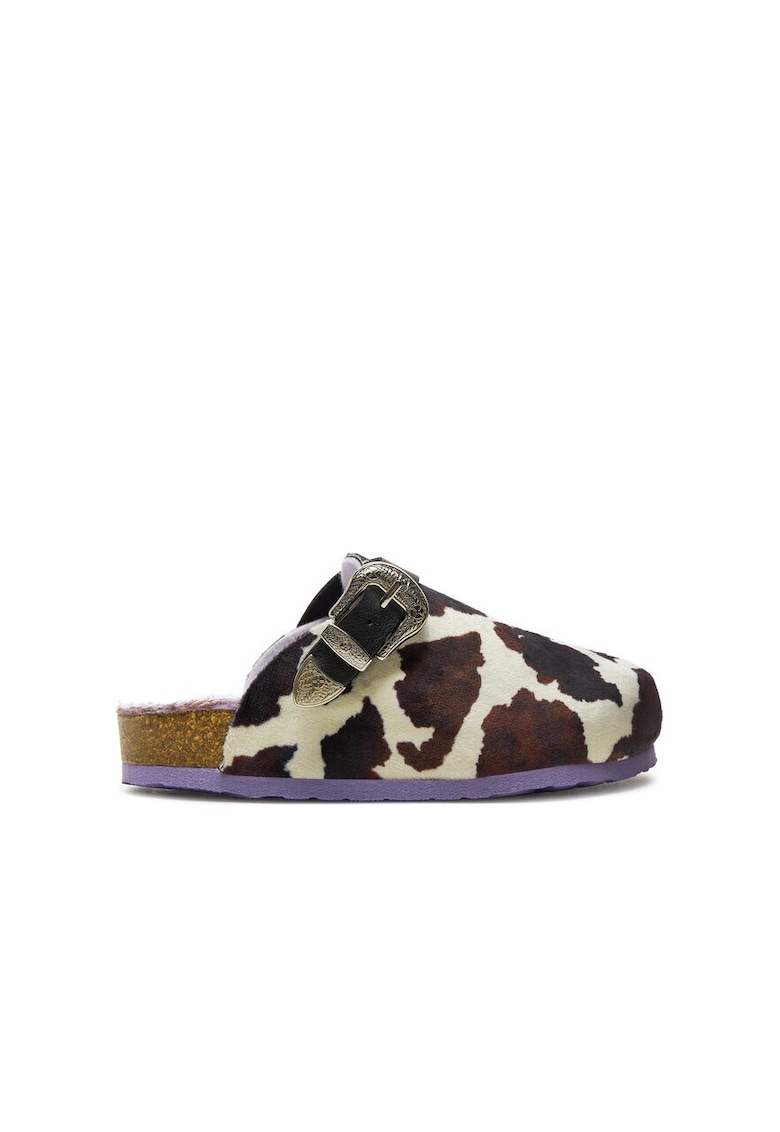 Papuci de casa Dakota G105326 Negru - Piele naturala